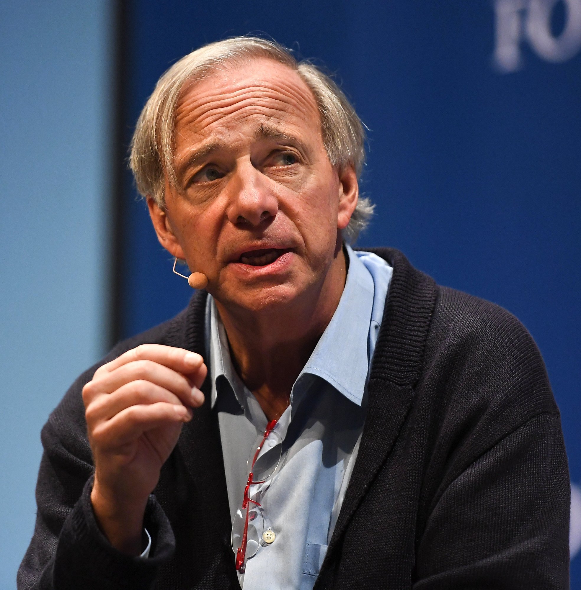 Ray Dalio, founder of Bridgewater Associates, speaking at the Web Summit, 2018