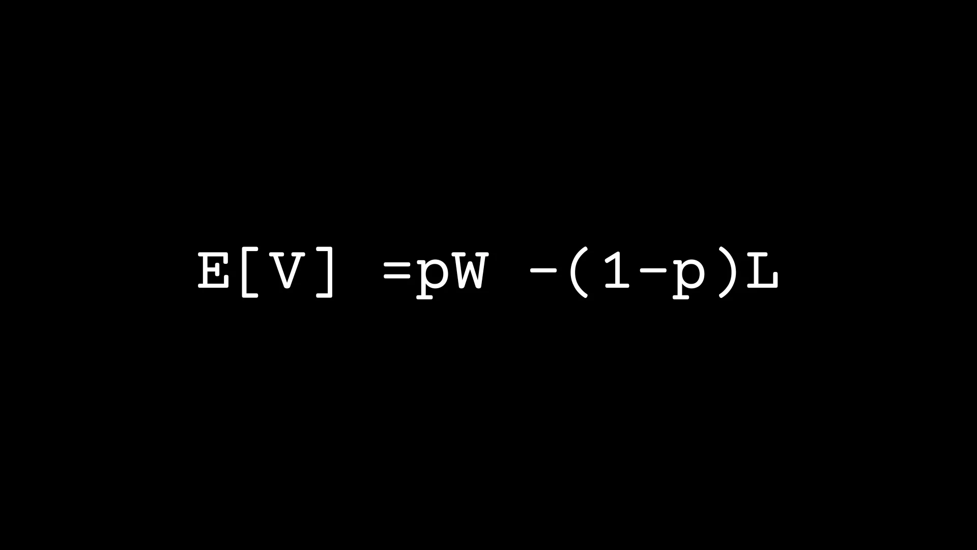 Expected Value Formula